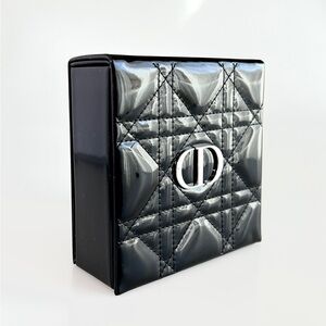 Dior Black Quilted Lipstick/Cosmetic Box with Mirror NWOT
